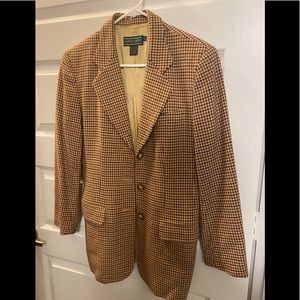 J. McLaughlin Unisex Plaid Blazer